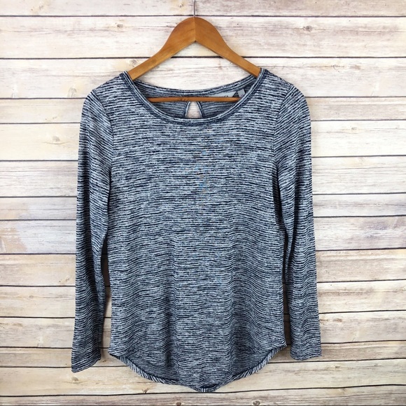 Athleta Breezy Cutout Back Long Sleeve Top Sz XS - Picture 1 of 7